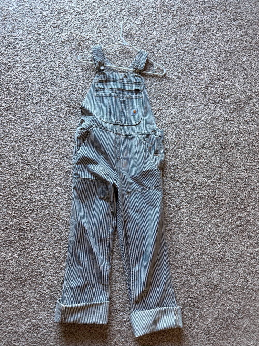 NWOT Carhartt Women's Light Blue Denim Overalls